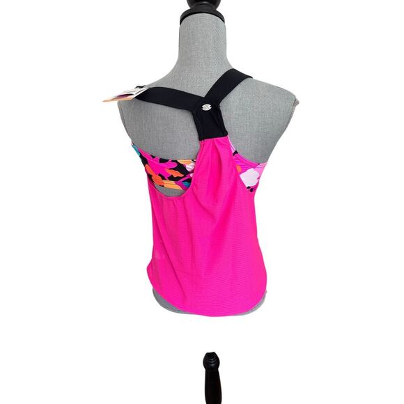 ZEROXPOSUR Sun Smart 2-in-1 Swim Top / Tank Top Women's Size XS - Picture 8 of 11